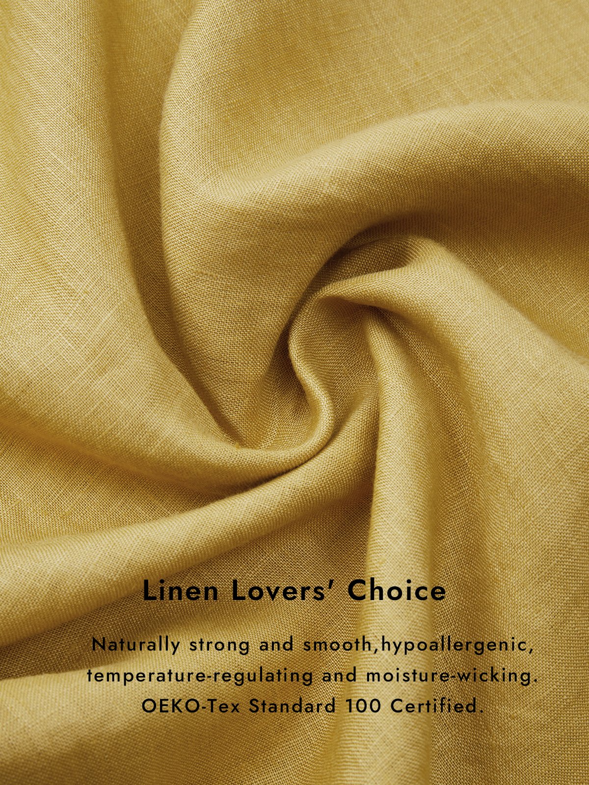 Lillian 100% Linen V-Neck Wrap Dress