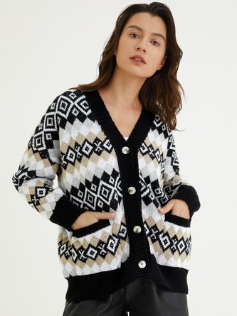 Casual Ethnic Sweater Coat