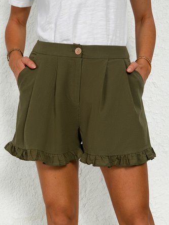 Casual Plain Shorts