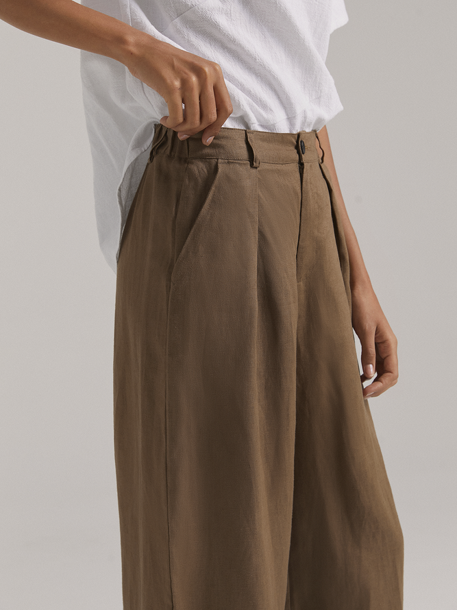 Athena 100% Linen Casual Pants