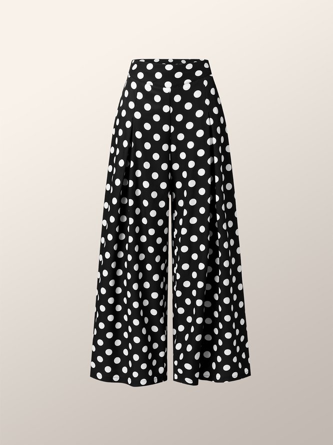 Urban Polka Dots Regular Fit Fashion Pants