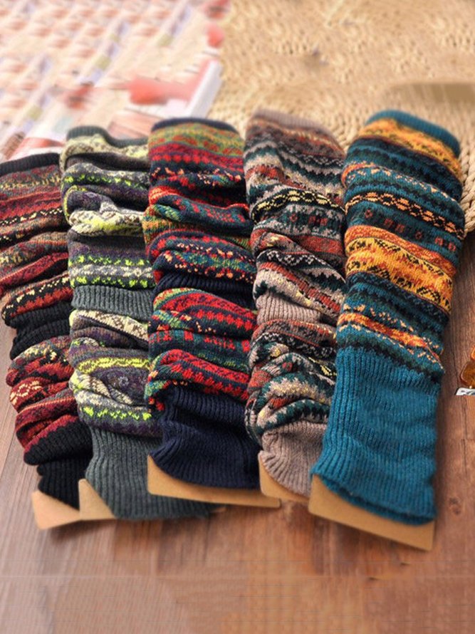Stacking Socks Wool Blend Socks