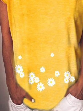 sunflower Casual O-Neck T-shirt