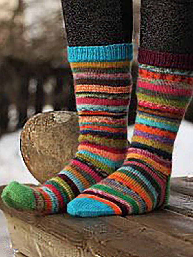 Thermal Knitted Casual Underwear & Socks