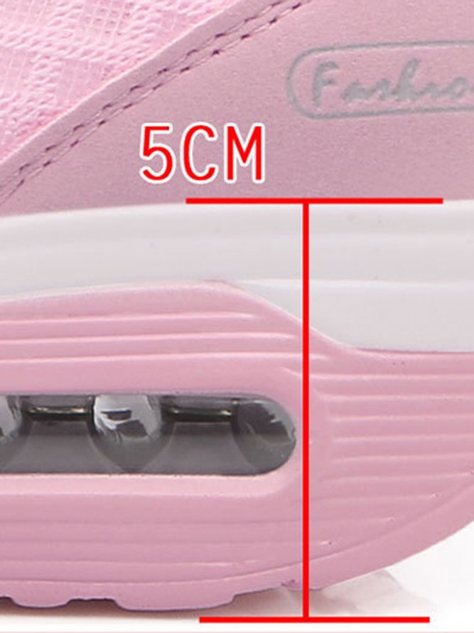 Breathable Mesh Panel Lightweight Air Cushion Sneakers