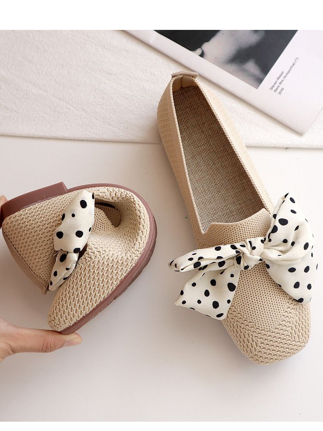 Casual Plain Summer Polyester Flat Heel Round Toe Mesh Fabric Rubber Slip On Women's Shoes for Women
