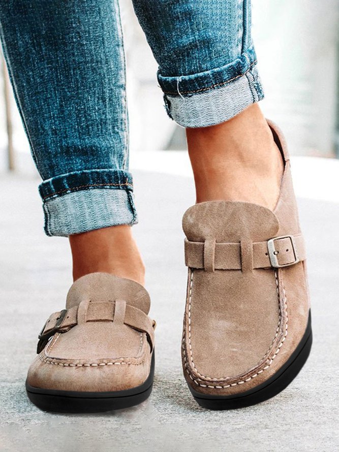 Women's Moccasin shoes that easy to wear and take off in multiple sizes