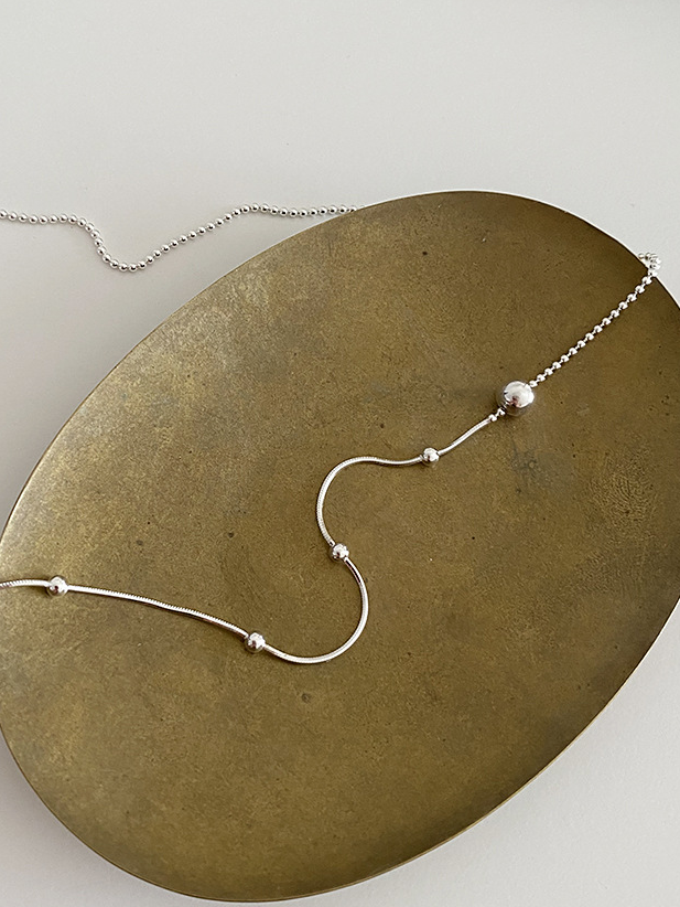 Bead Decor Chain Necklace
