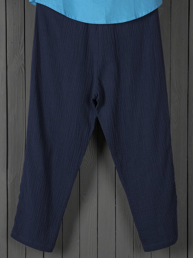 Spring/Summer Boho Linen Casual Pants