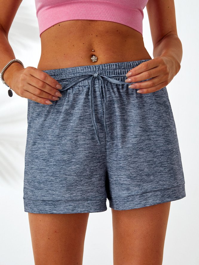 Base elastic shorts Yoga sports waist elastic casual shorts Letter shorts