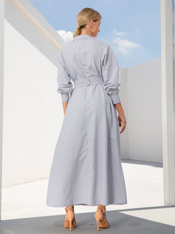Pockets Elegant A-Line Dress