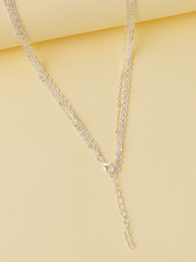 Boho Chain Layer Tower Necklace