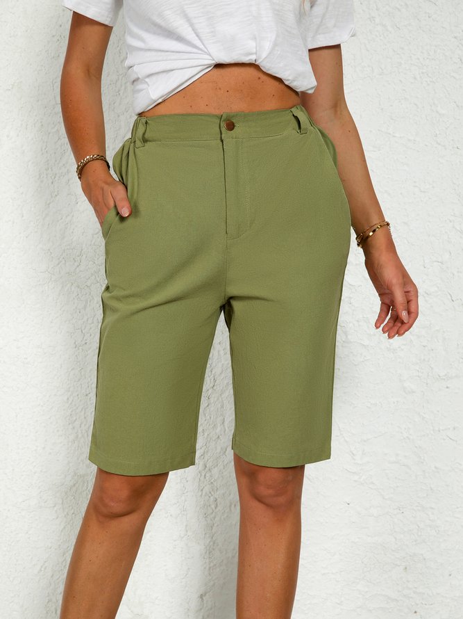 Solid Simple &Amp; Basic Shorts