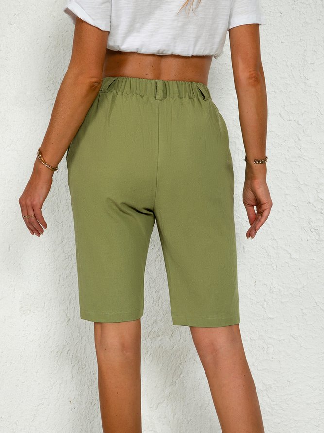 Solid Simple &Amp; Basic Shorts