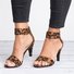 Ankle Strap Sandals - Taupe