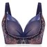 Nooncat Embroidery Adjustable Gather Push Up Soft Breathable Bras