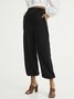 Awesome Pieces Three-Dimensional Cut Pants High Waist Trousers Wide Leg Pants - Women's Casual Pants Carrot Pants