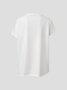 Summer Casual Dandelion Daily Jersey Fit H-Line Regular Medium Elasticity T-shirt for Women