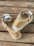 Canvas women's Moccasins with cow print in multi sizes