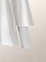 Ruffled Sleeves Elegant Plain Asymmetrical Blouse