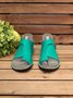 Buckle Strap Flat Heel Sandals