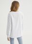 Casual Winter Printed Lightweight Daily Long sleeve Loose Crew Neck Cotton-Blend Sweatshirts for Women