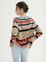 Long Sleeve Casual Striped Sweater coat