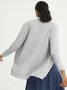 Womens Long Sleeve Open Front Cardigans Chunky Knit Draped Sweaters Outwear with Pockets