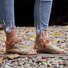 Women Denim Cloth Adjustable Buckle Sandals