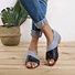 Women Daily Low Heel Panel Sandals