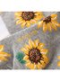 Sunflower Breathable Casual Socks