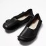 Slip On Leather Daily Casual Flats