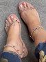Summer Leisure Flat Sandals Round Toe Buckle ladies Rivet Daily Sandals