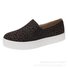 Casual Leopard Print Canvas Women's slip on Muller Shoes