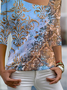Casual Regular Fit Tribal Casual Vacation T-shirt