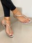 Ladies Hot Diamond Flat Thong Sandals