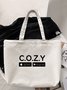 COZY Exclusive Canvas Shopping Bag