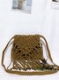 Tassel Weave Ethnic Style One-shoulder Diagonal Bag