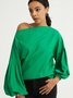 Summer H-Line Asymmetrical Fit No Elasticity Daily Top