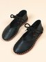 Monochrome beaded hollow lace wear-resistant non-slip women's shoes in multi-size for four seasons