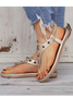 Comfy Sole Slip On Sandals Vintage Rivet Beach Sandals