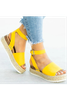 Espadrille Adjustable Buckle Platform Sandals