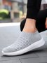 Flat Breathable Mesh Breathable Stretch Socks Sneakers