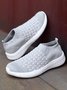 Flat Breathable Mesh Breathable Stretch Socks Sneakers