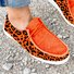 Leopard print patchwork women's lace-up Moccasins in mutiple sizes and colors