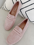 women's suede slip on comfortable flat shoes