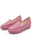 Multi-color elegant women's flat slip-on shoes for work
