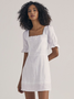 100% Linen Short Sleeve Dress