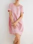 Linen Dress With No