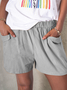 Women Casual Pocket Shorts Shorts